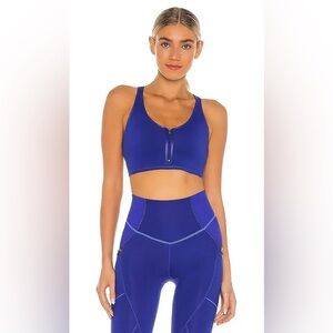 FP Free People X FP Movement Cross The Line Bra & Leggings Royal Blue Sz M/L